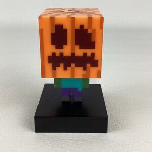 Minecraft Icons Carved Pumpkin Zombie Jack O'Lantern Night Light Lamp Paladone